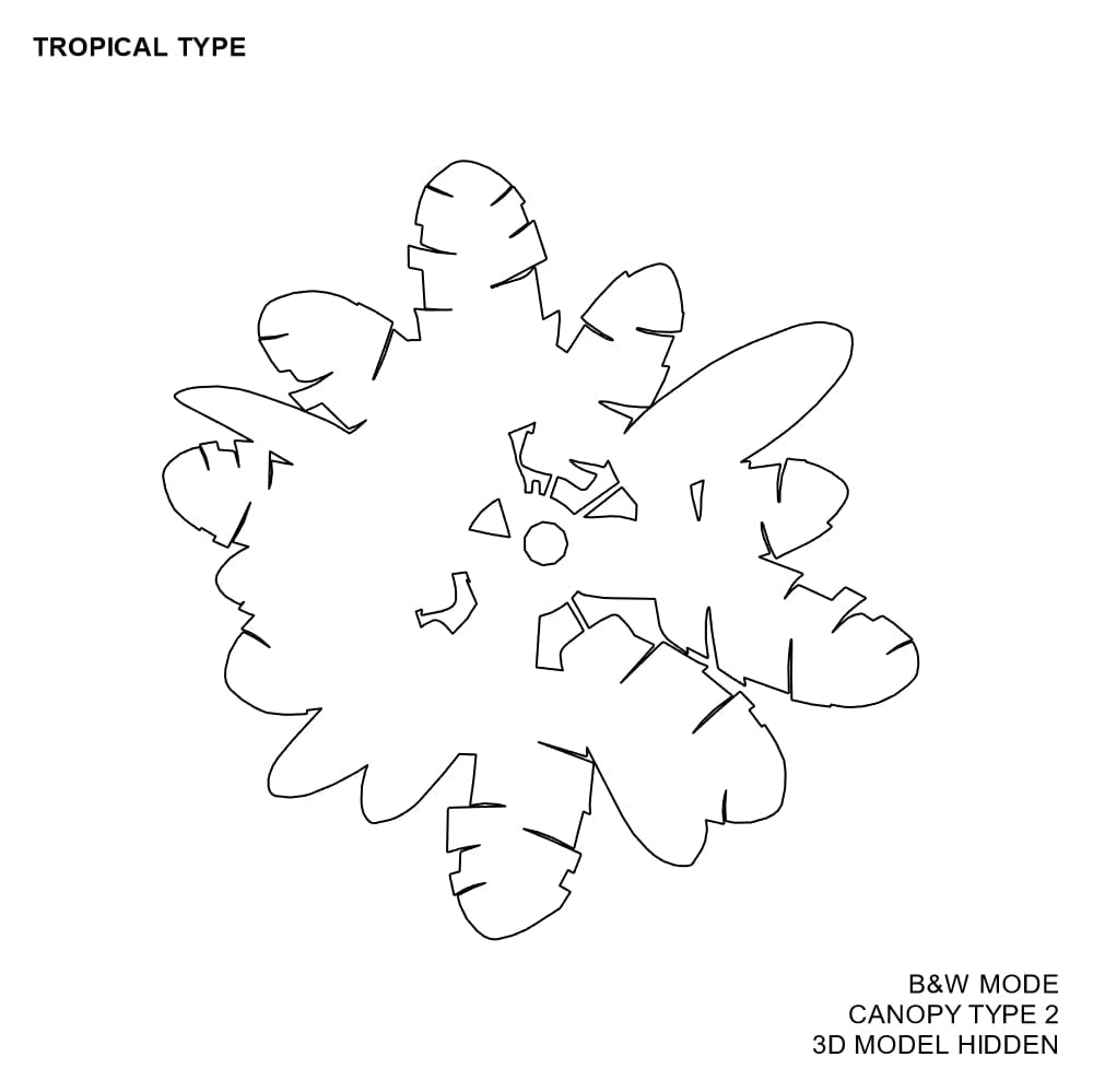 BIMcraftHQ-Planting-Tropical Tree Pack