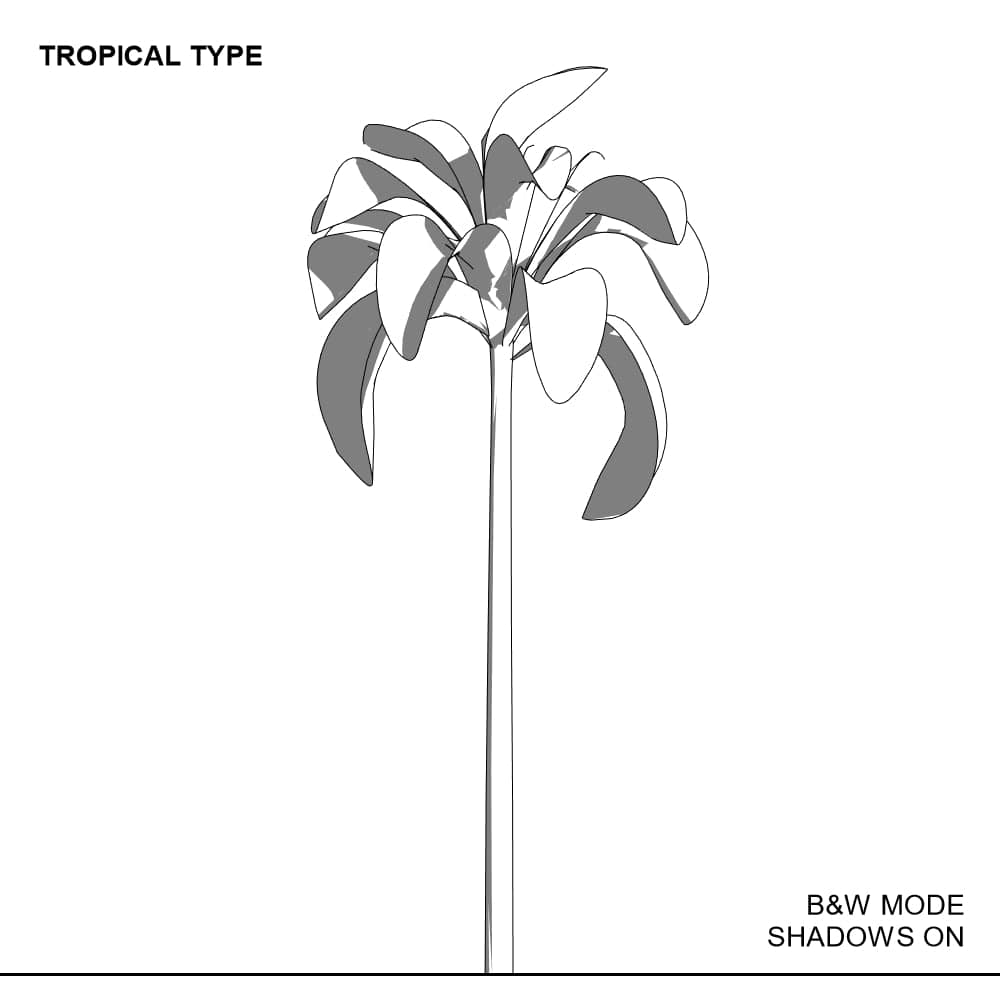 BIMcraftHQ-Planting-Tropical Tree Pack