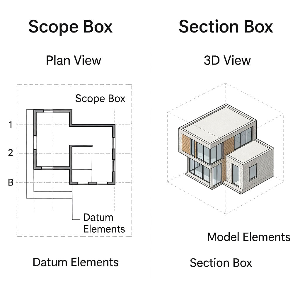 Revit Scope Boxes vs Section Boxes: The Workflow Guide You're Missing - BIMcraftHQ