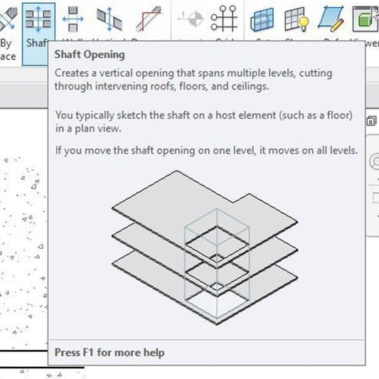 Shaft Openings and Symbolic Lines - BIMcraftHQ