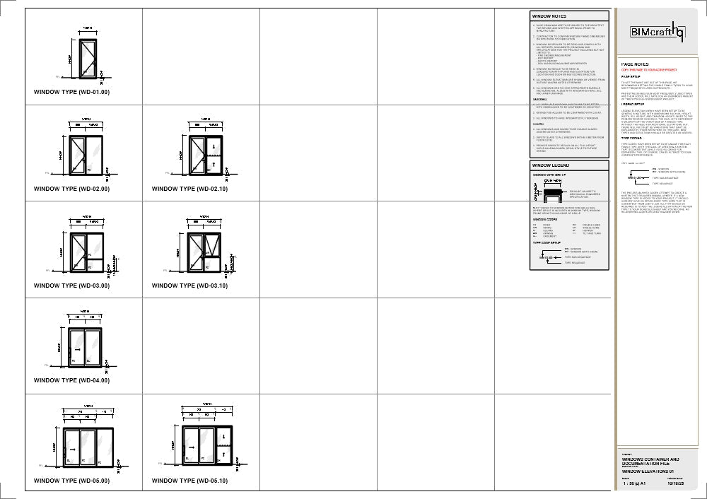 BIMcraftHQ - Container Set - BIMcraftHQ Window Container and Documentation Set