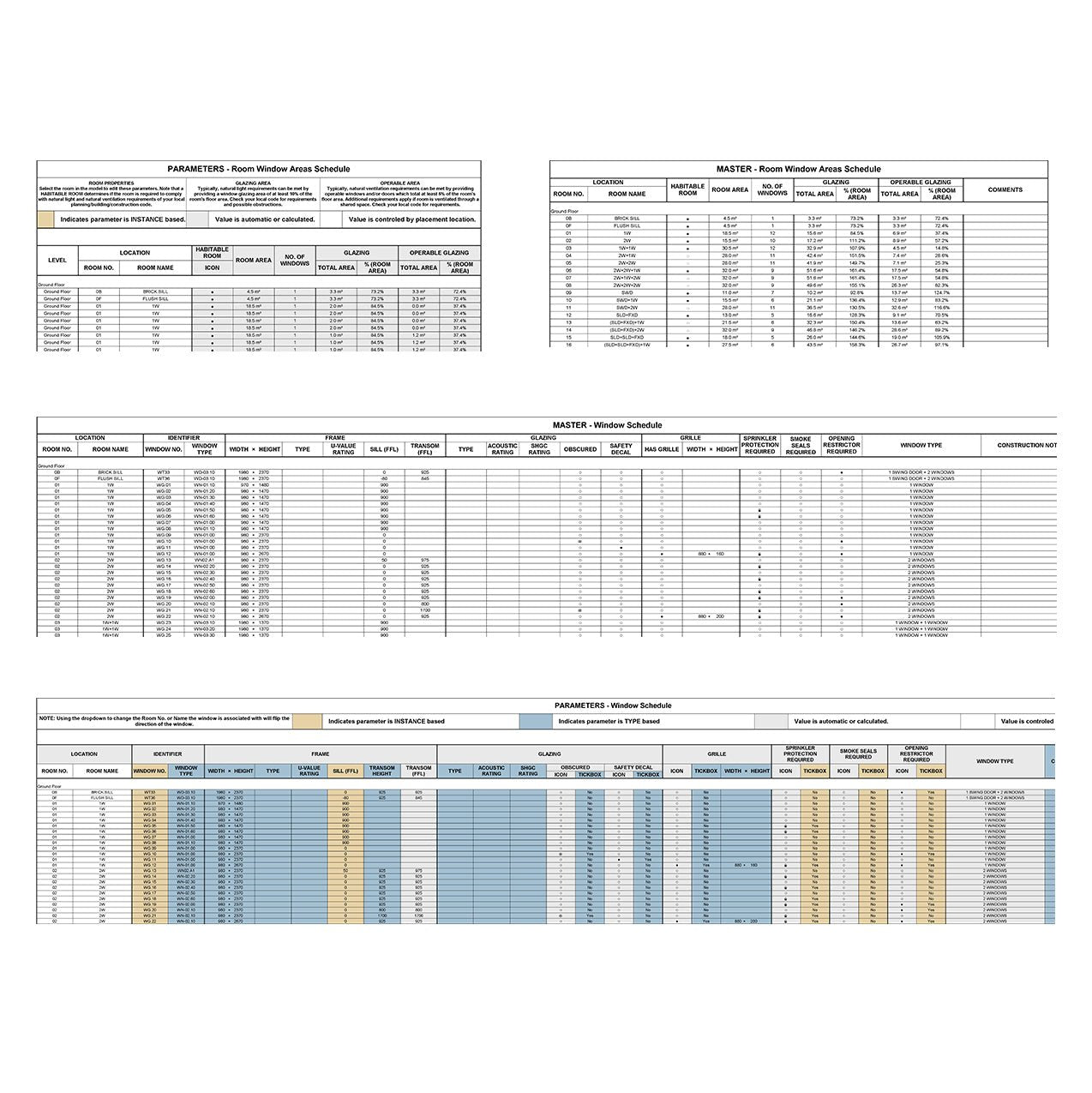 BIMcraftHQ - Container Set - BIMcraftHQ Window Container and Documentation Set