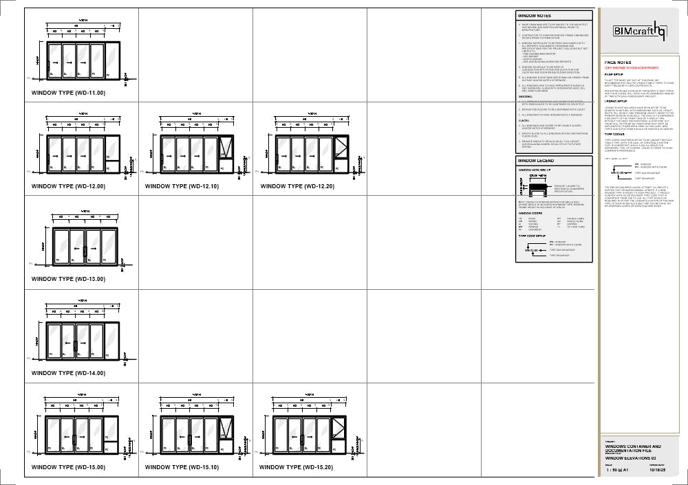BIMcraftHQ - Container Set - BIMcraftHQ Window Container and Documentation Set