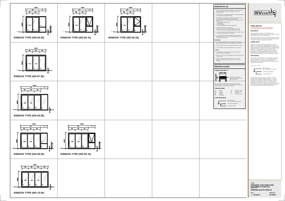 BIMcraftHQ - Container Set - BIMcraftHQ Window Container and Documentation Set