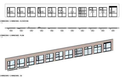 BIMcraftHQ - Container Set - BIMcraftHQ Window Container Set