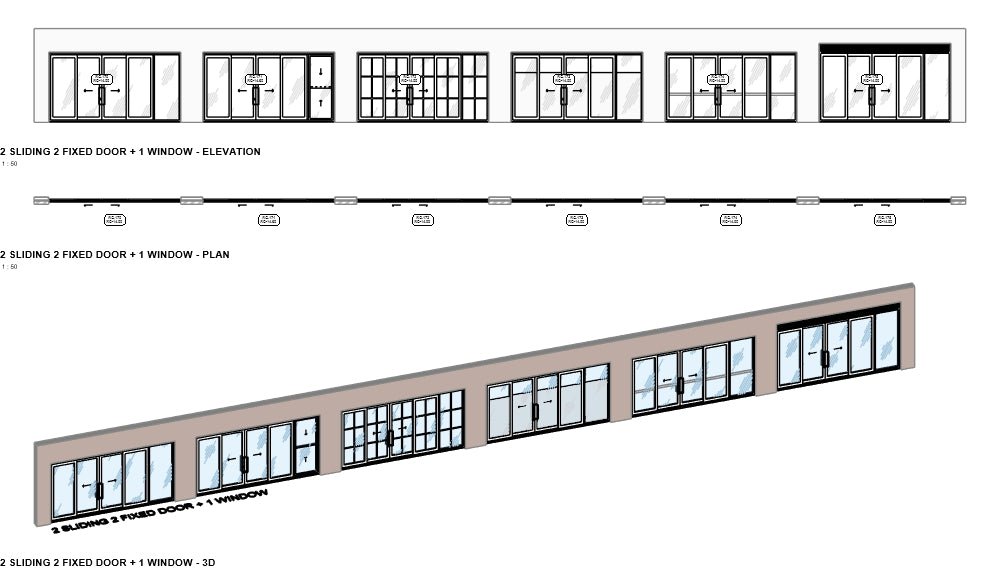 BIMcraftHQ - Container Set - BIMcraftHQ Window Container Set