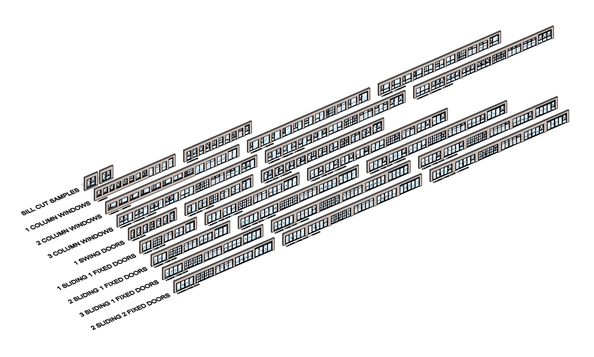 BIMcraftHQ - Container Set - BIMcraftHQ Window Container Set