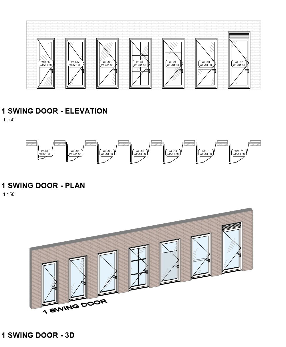 BIMcraftHQ - Container Set - BIMcraftHQ Window Container Set