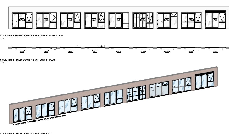 BIMcraftHQ - Container Set - BIMcraftHQ Window Container Set