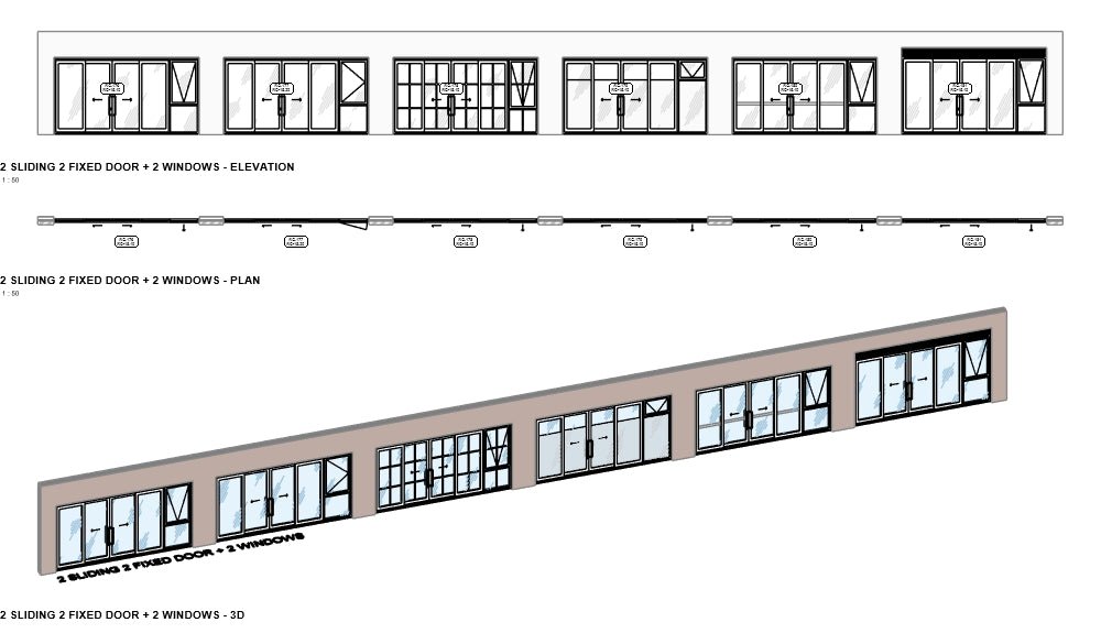 BIMcraftHQ - Container Set - BIMcraftHQ Window Container Set