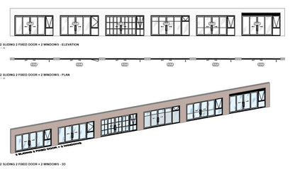 BIMcraftHQ - Container Set - BIMcraftHQ Window Container Set