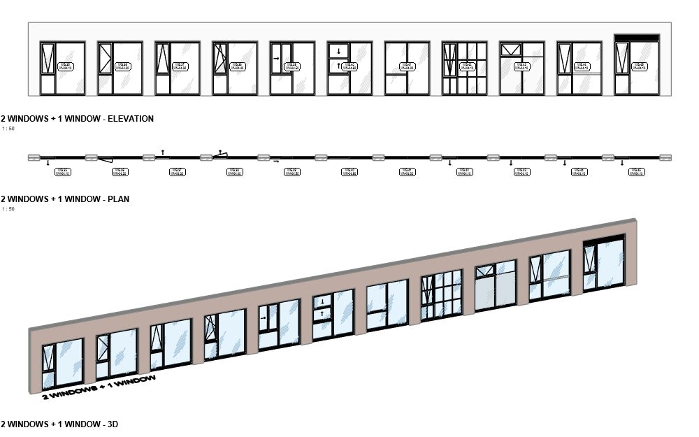BIMcraftHQ - Container Set - BIMcraftHQ Window Container Set