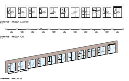 BIMcraftHQ - Container Set - BIMcraftHQ Window Container Set