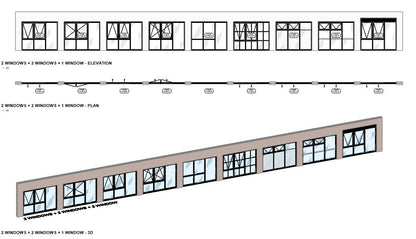 BIMcraftHQ - Container Set - BIMcraftHQ Window Container Set