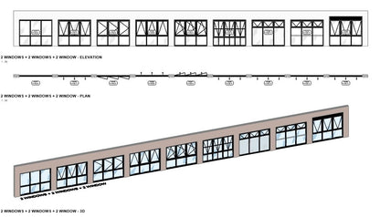 BIMcraftHQ - Container Set - BIMcraftHQ Window Container Set