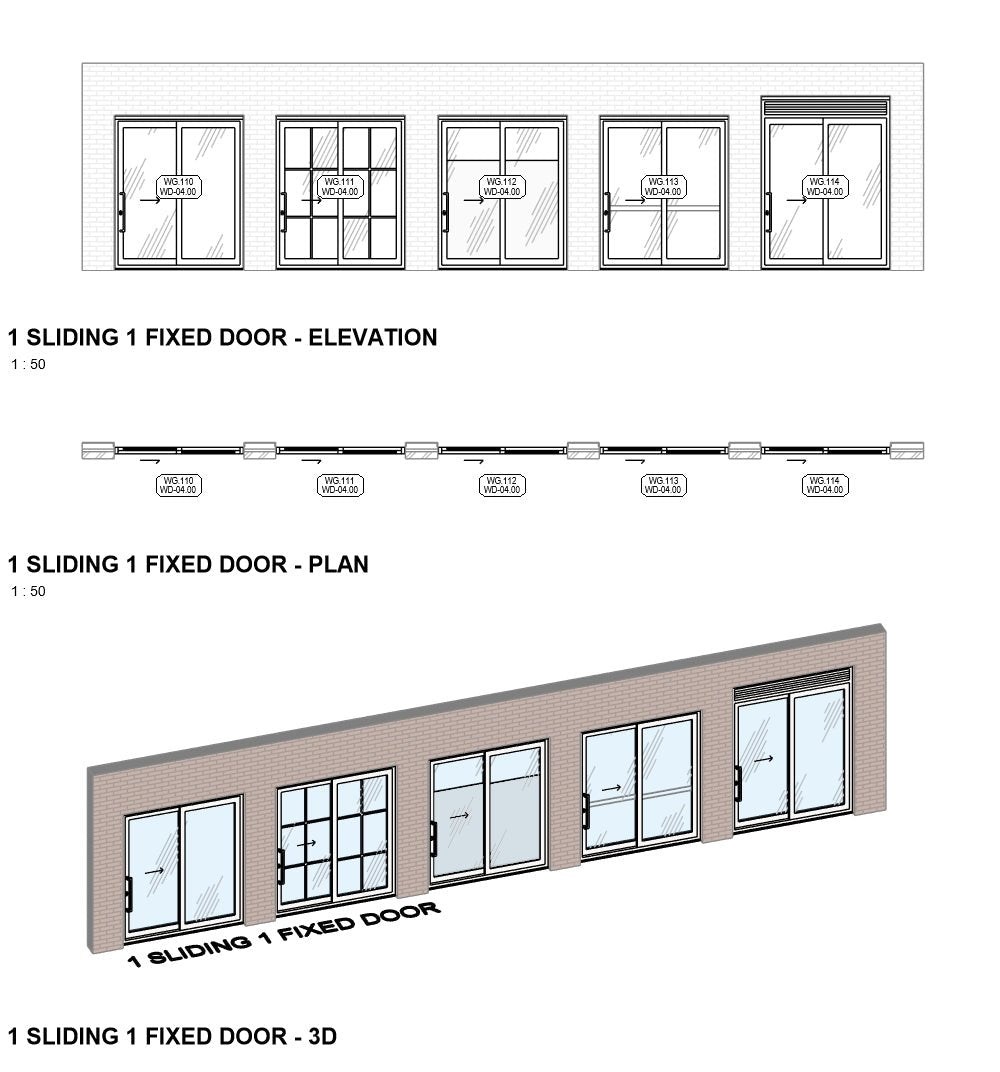 BIMcraftHQ - Container Set - BIMcraftHQ Window Container Set