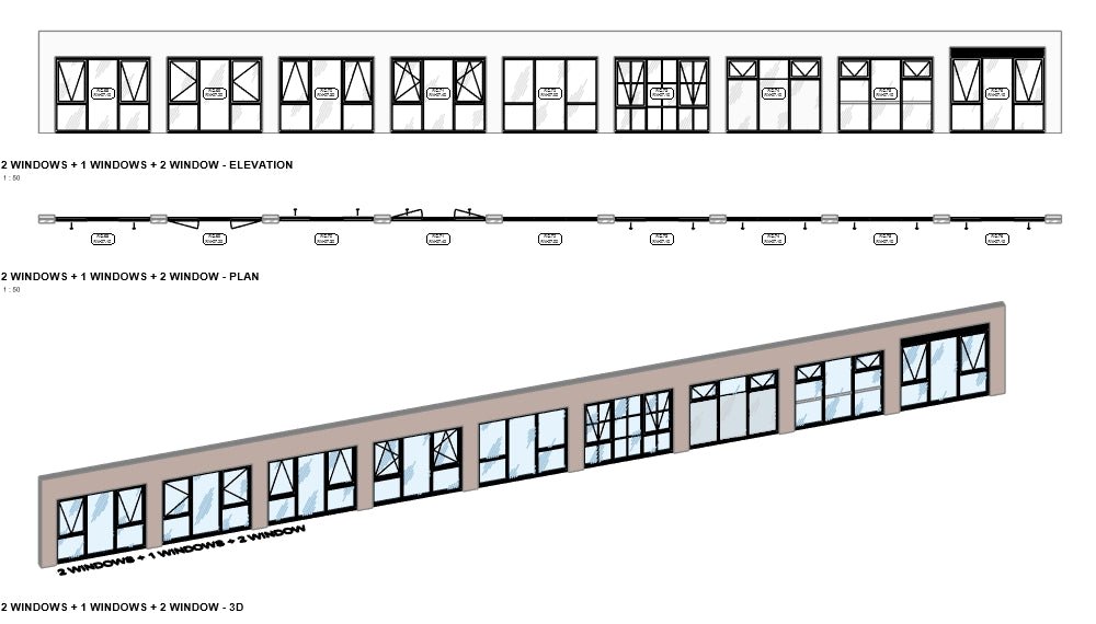 BIMcraftHQ - Container Set - BIMcraftHQ Window Container Set