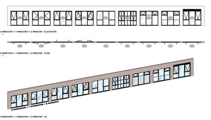 BIMcraftHQ - Container Set - BIMcraftHQ Window Container Set