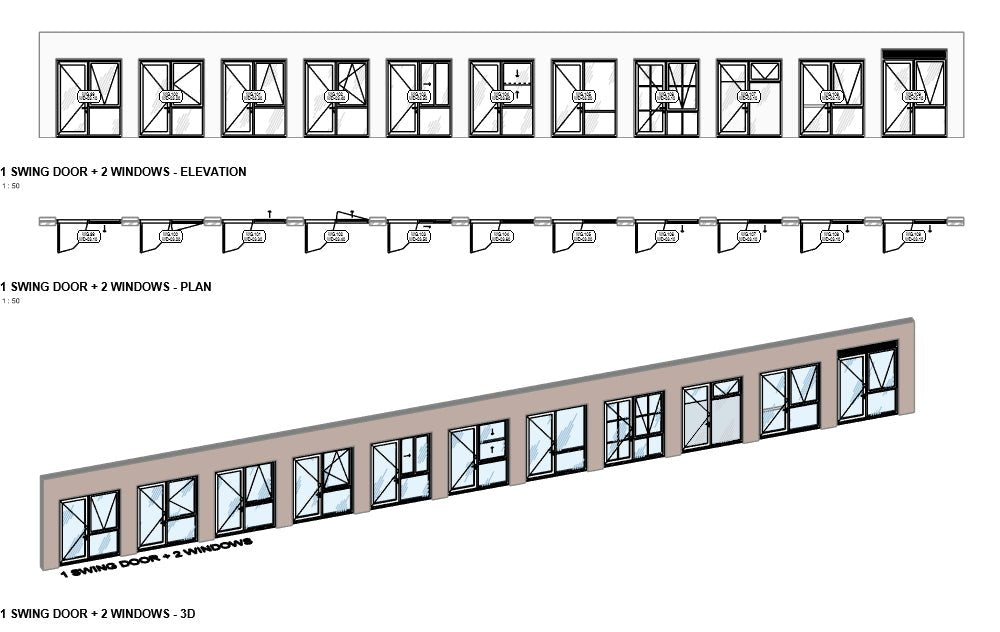 BIMcraftHQ - Container Set - BIMcraftHQ Window Container Set
