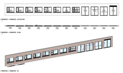 BIMcraftHQ - Container Set - BIMcraftHQ Window Container Set