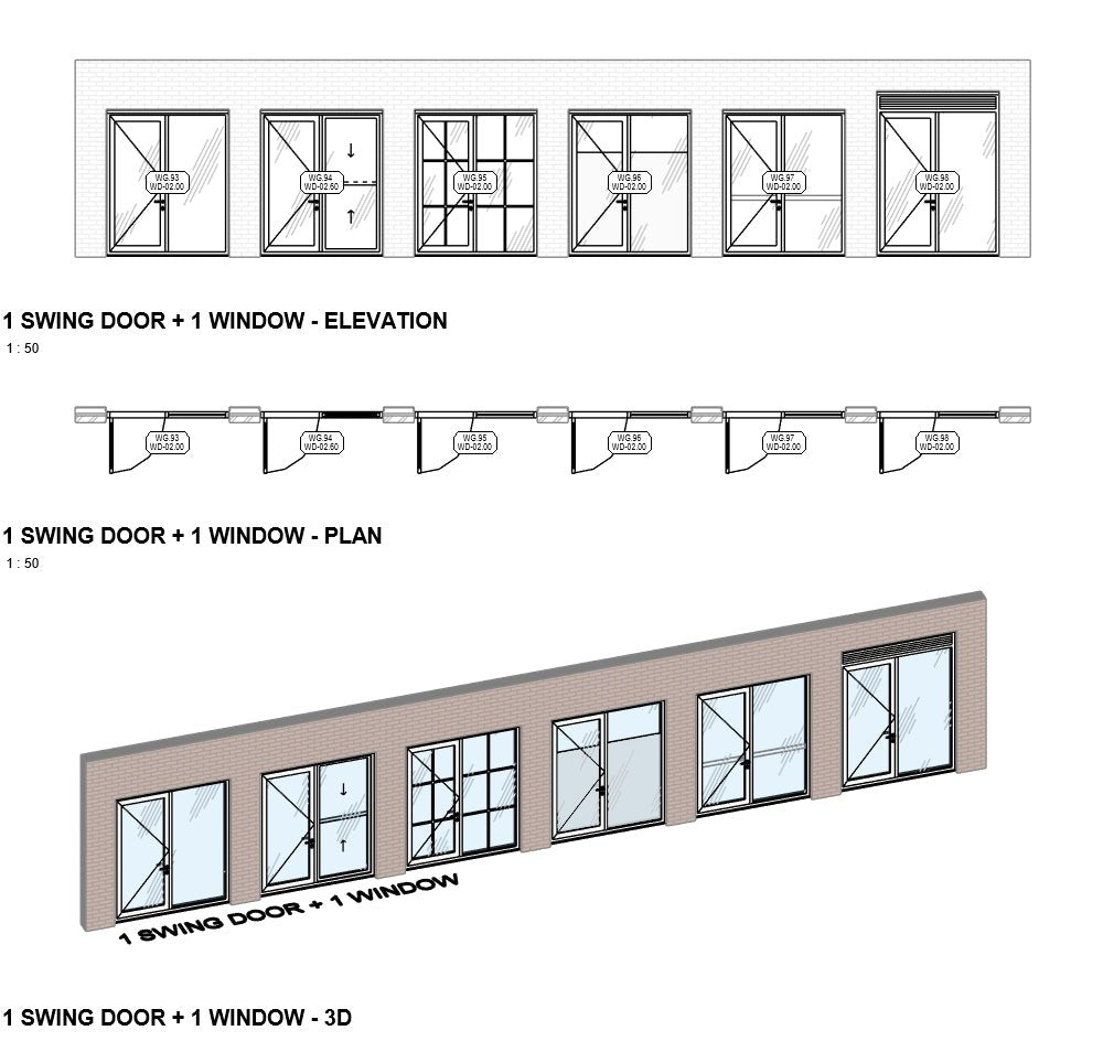 BIMcraftHQ - Container Set - BIMcraftHQ Window Container Set