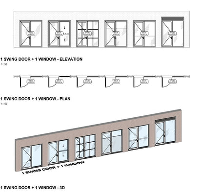 BIMcraftHQ - Container Set - BIMcraftHQ Window Container Set