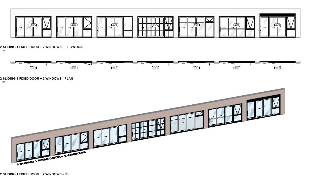 BIMcraftHQ - Container Set - BIMcraftHQ Window Container Set