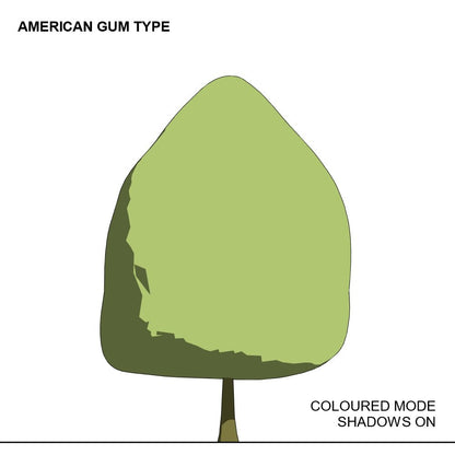 BIMcraftHQ - Planting - Sweetgum Tree