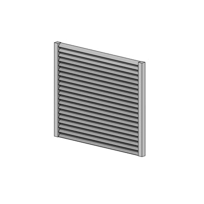 BIMcraftHQ-Air Terminals-Louvered Ventilation Grill
