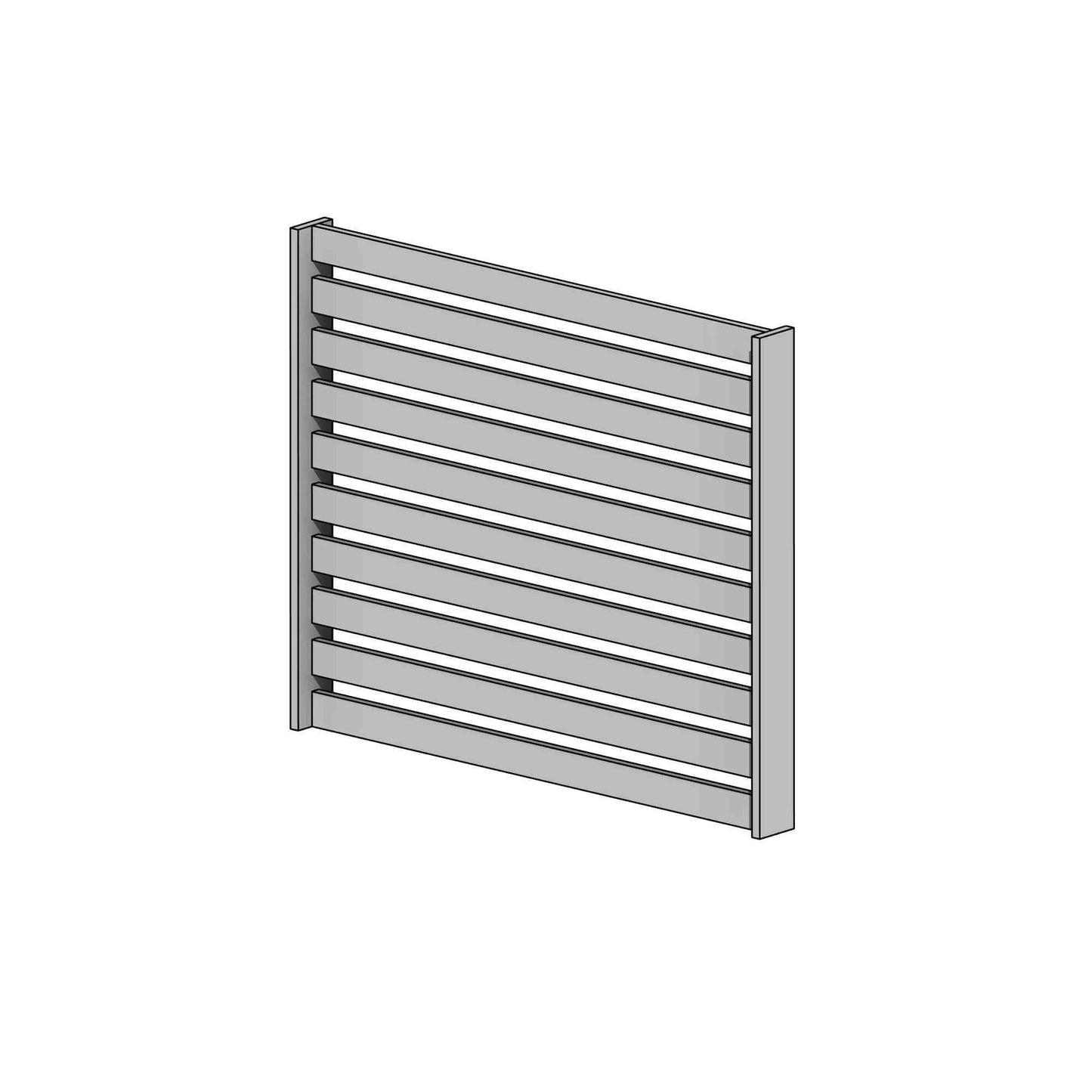 BIMcraftHQ-Air Terminals-Louvered Ventilation Grill