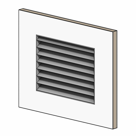 BIMcraftHQ-Air Terminals-Louvered Ventilation Grill