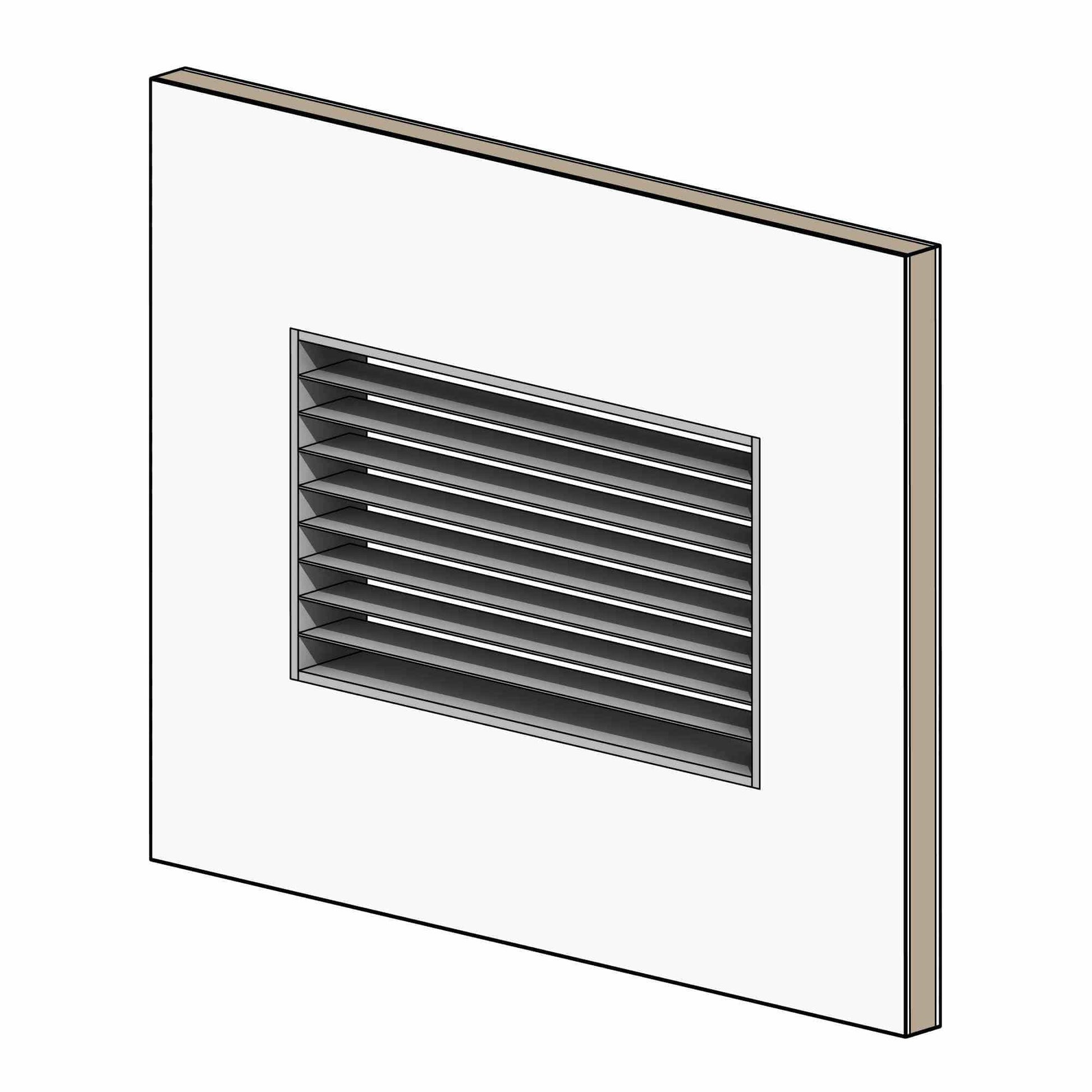 BIMcraftHQ-Air Terminals-Louvered Ventilation Grill