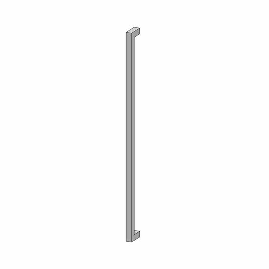 BIMcraftHQ-Door Hardware-Square Pull Bar Door Handle
