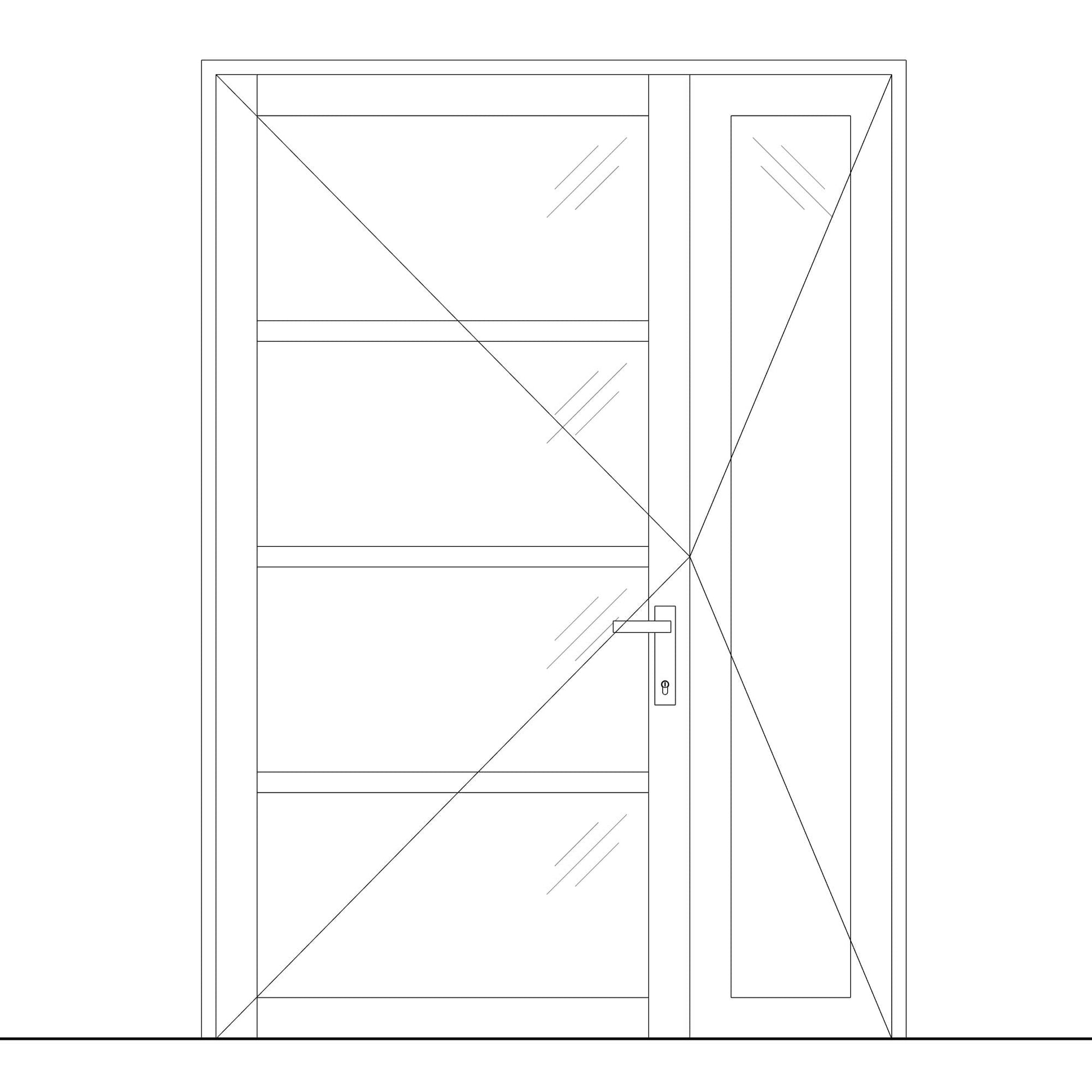 BIMcraftHQ-Doors-Double Pivot Door