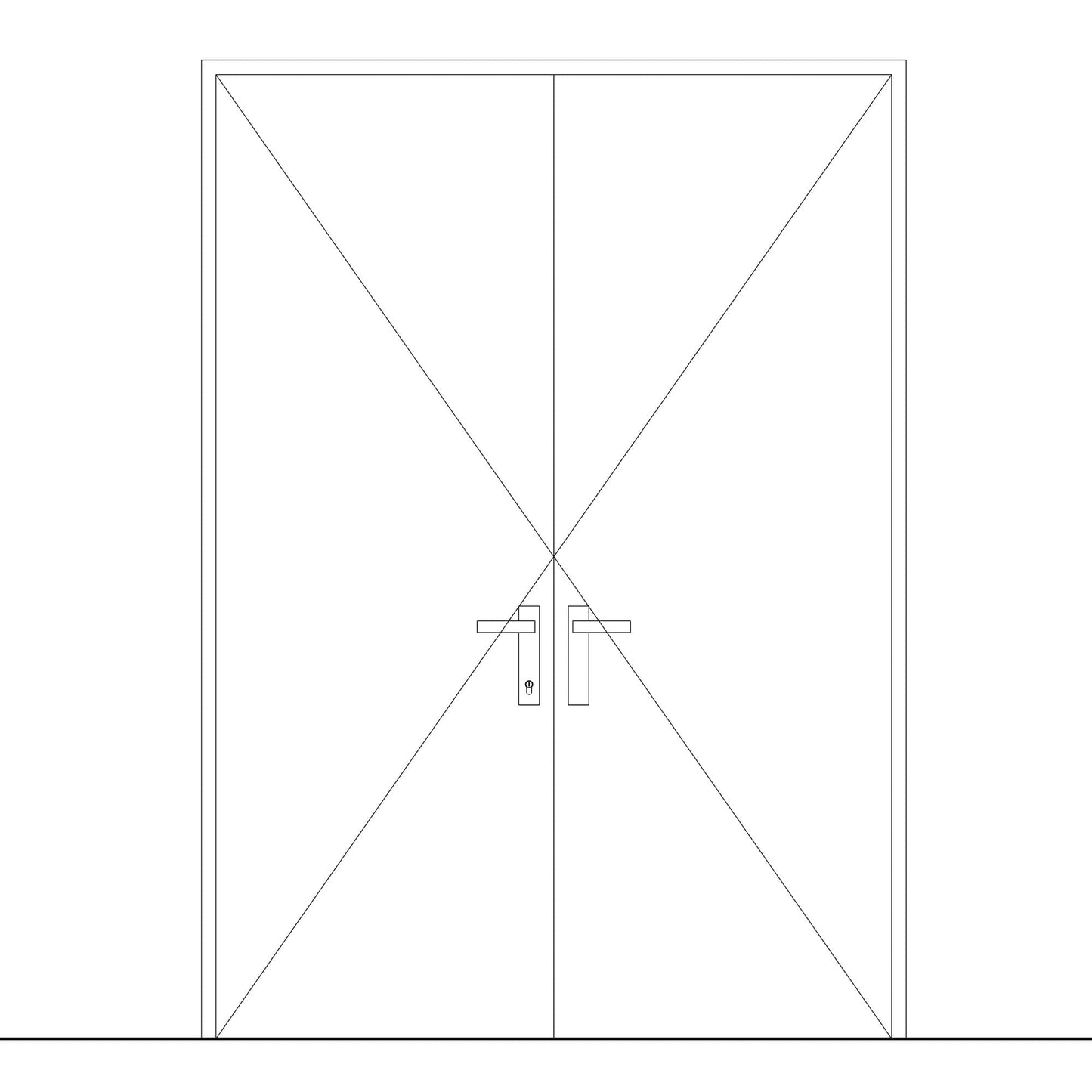 BIMcraftHQ-Doors-Double Swing Door