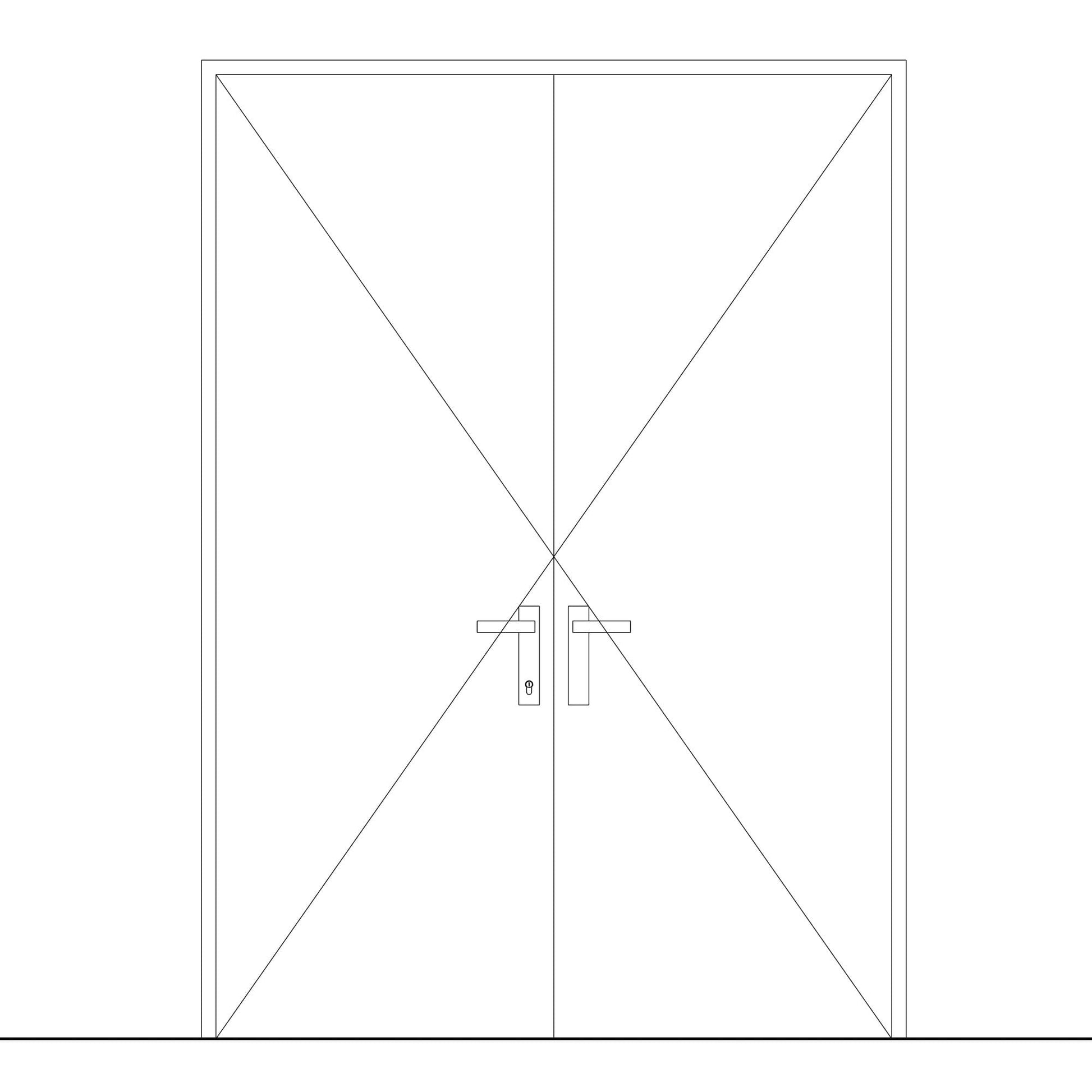 BIMcraftHQ-Doors-Double Swing Door