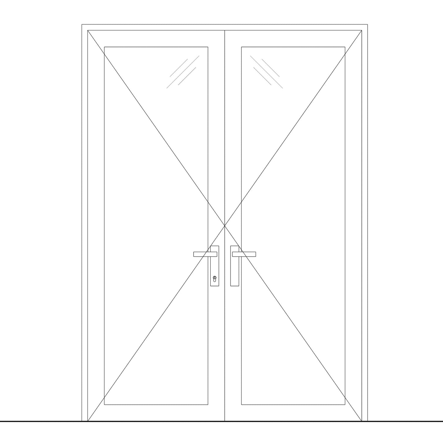 BIMcraftHQ-Doors-Double Swing Door