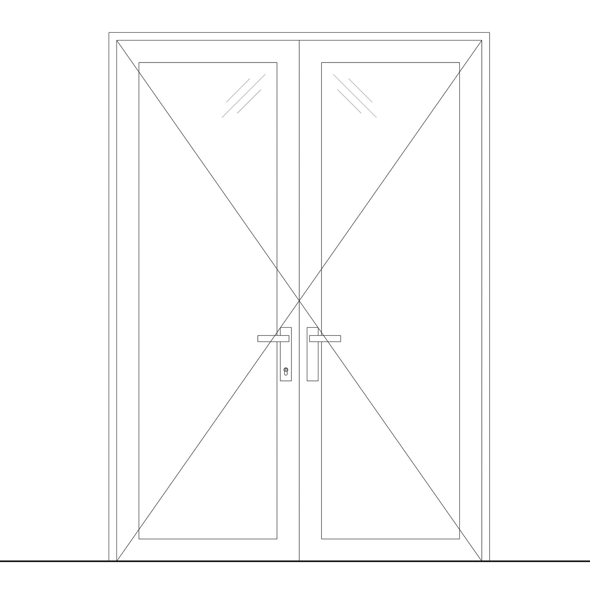 BIMcraftHQ-Doors-Double Swing Door
