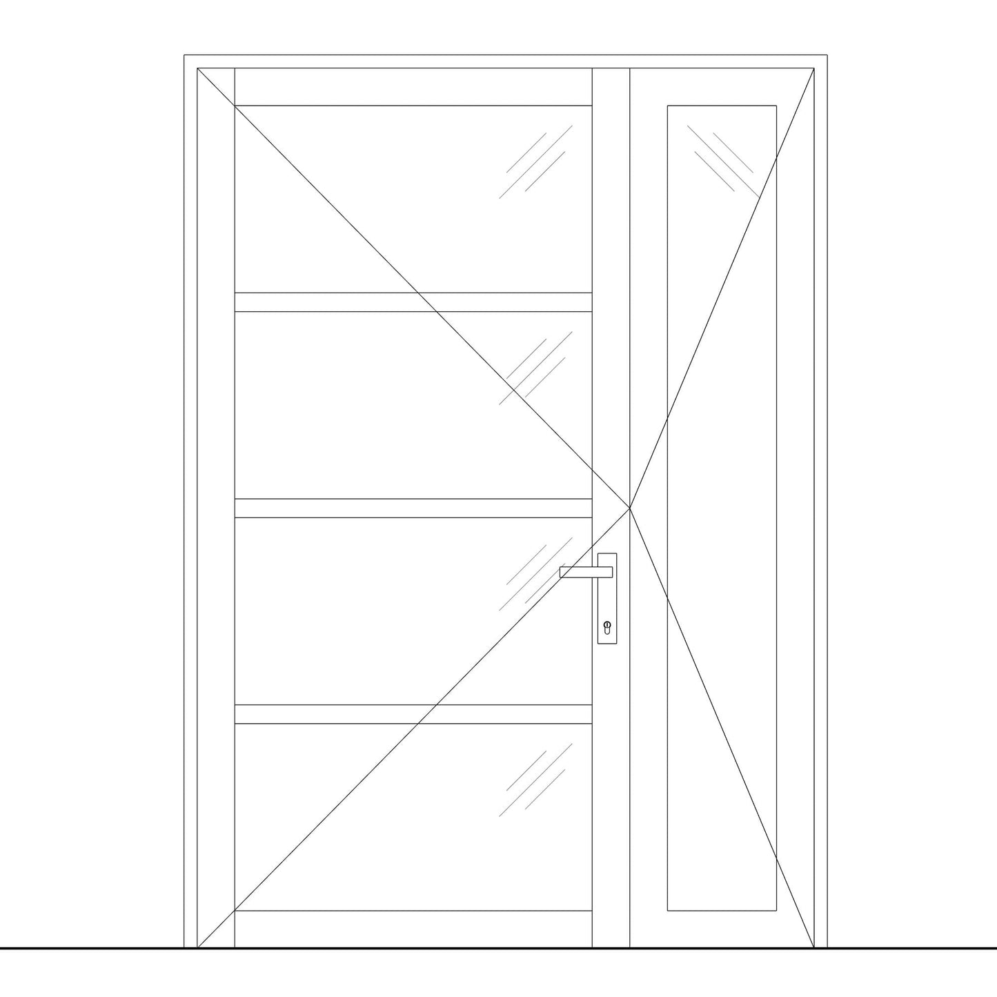 BIMcraftHQ-Doors-Double Swing Door
