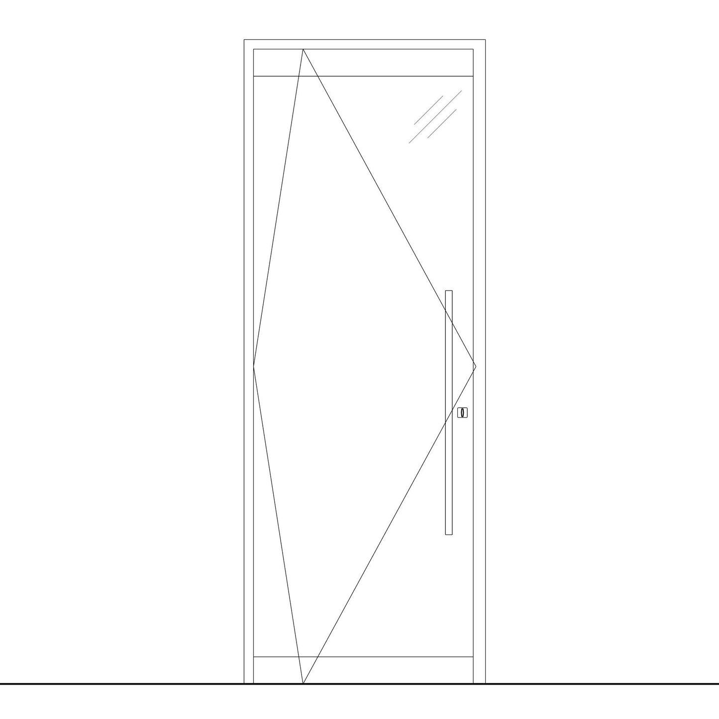 BIMcraftHQ-Doors-Single Pivot Door
