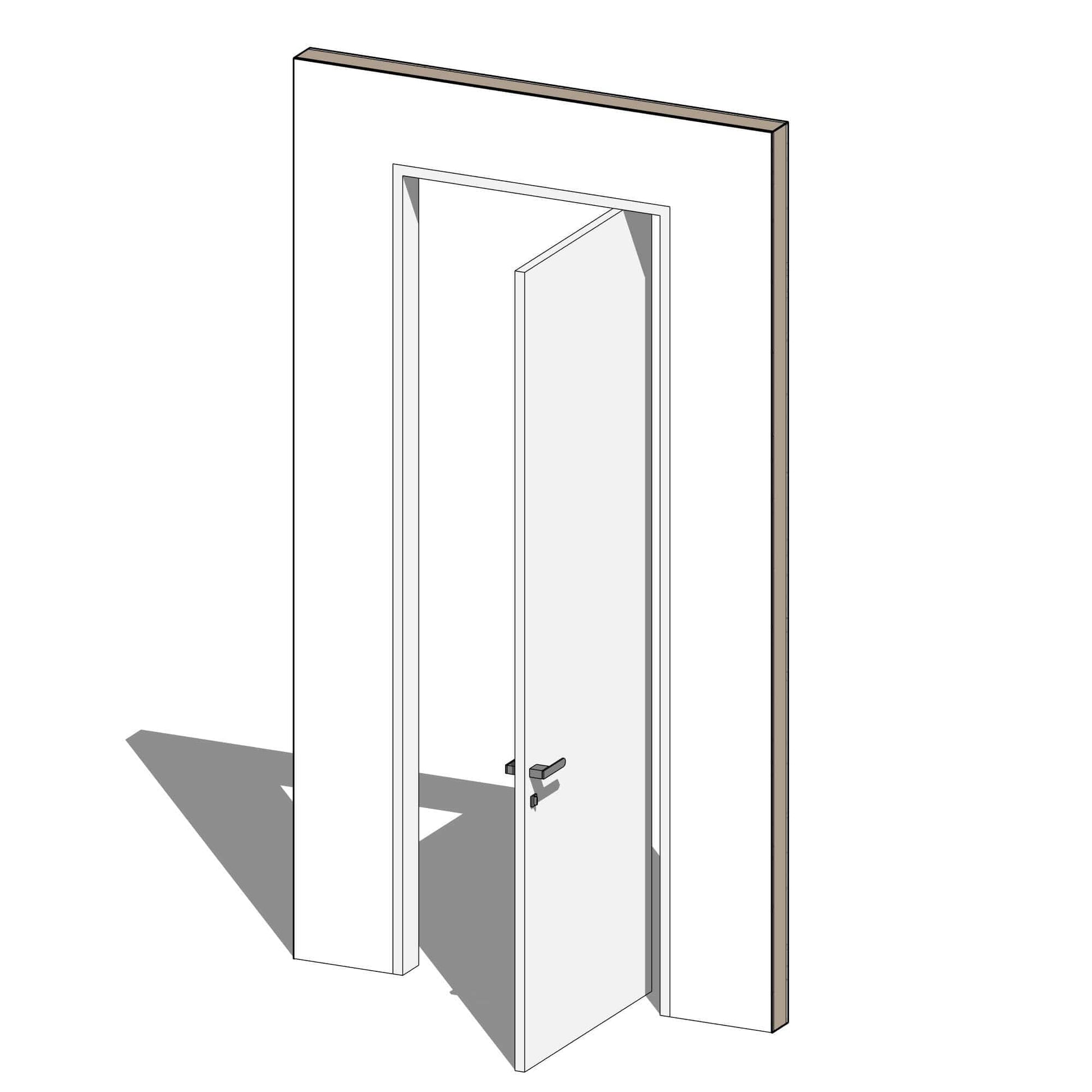 BIMcraftHQ-Doors-Single Pivot Door