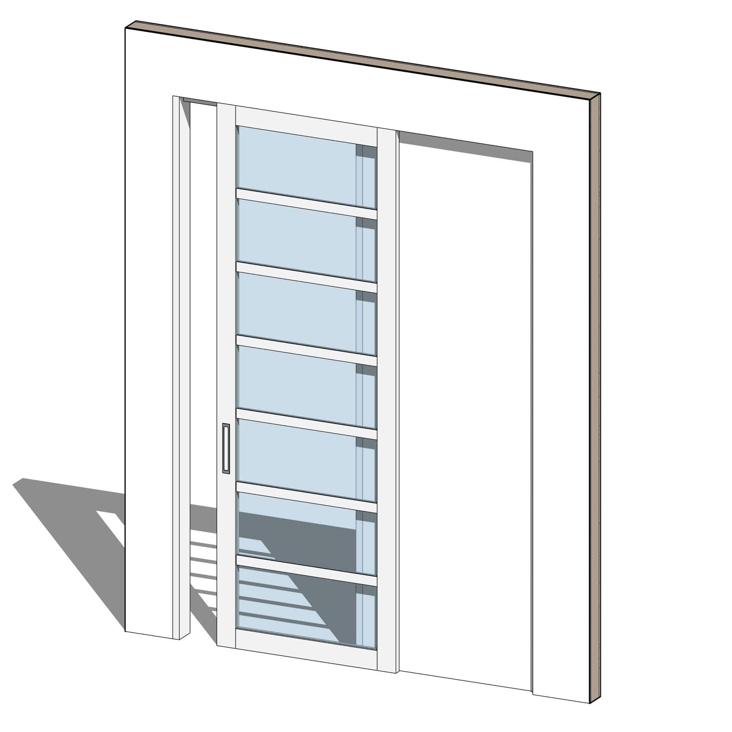 BIMcraftHQ-Doors-Single Sliding Door