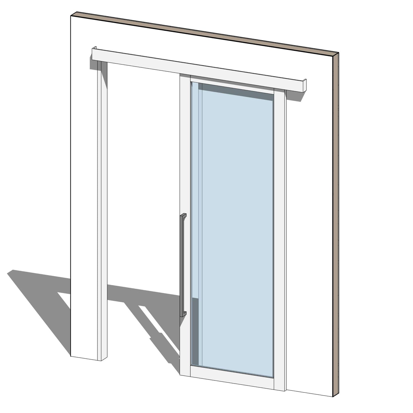 BIMcraftHQ-Doors-Single Sliding Door