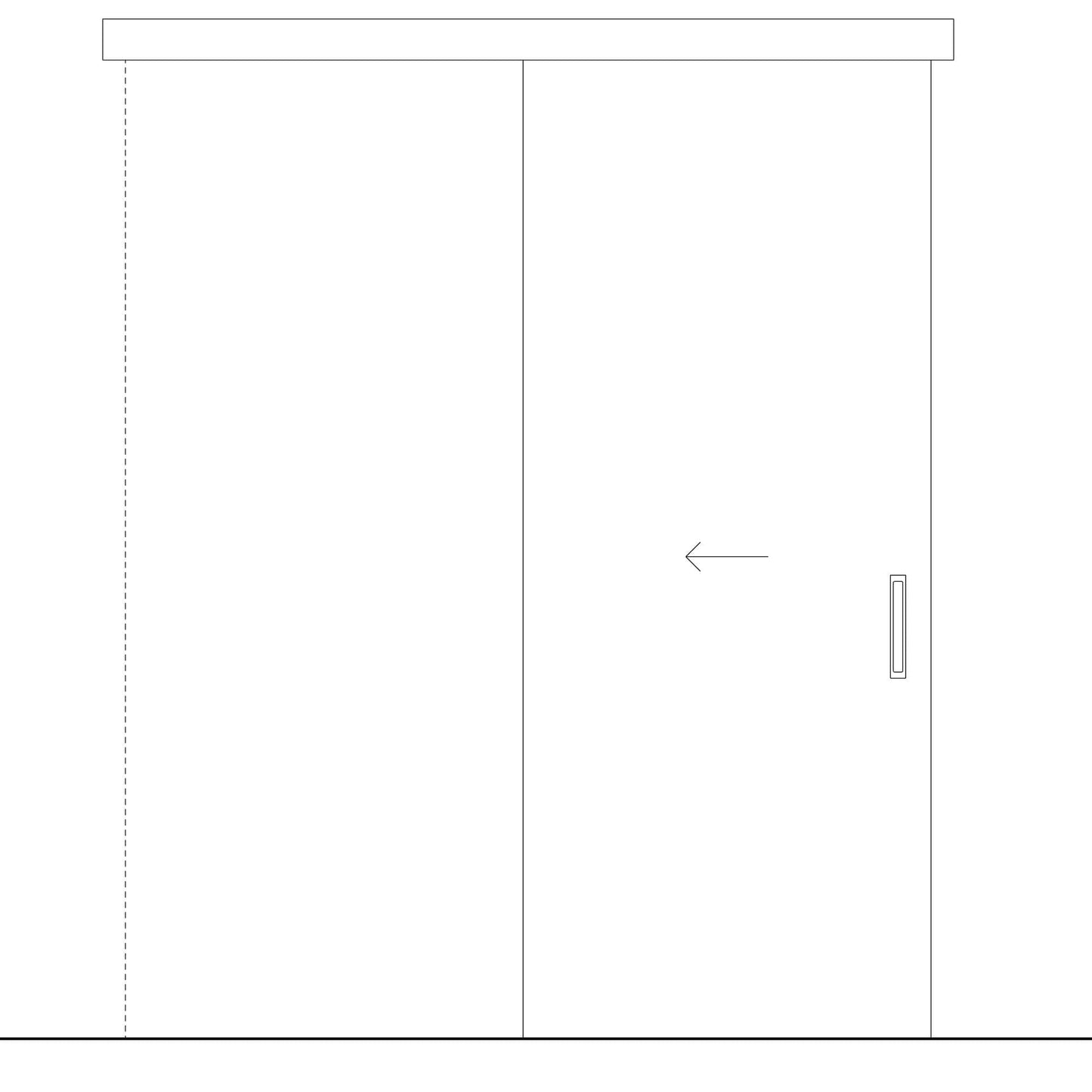 BIMcraftHQ-Doors-Single Sliding Door