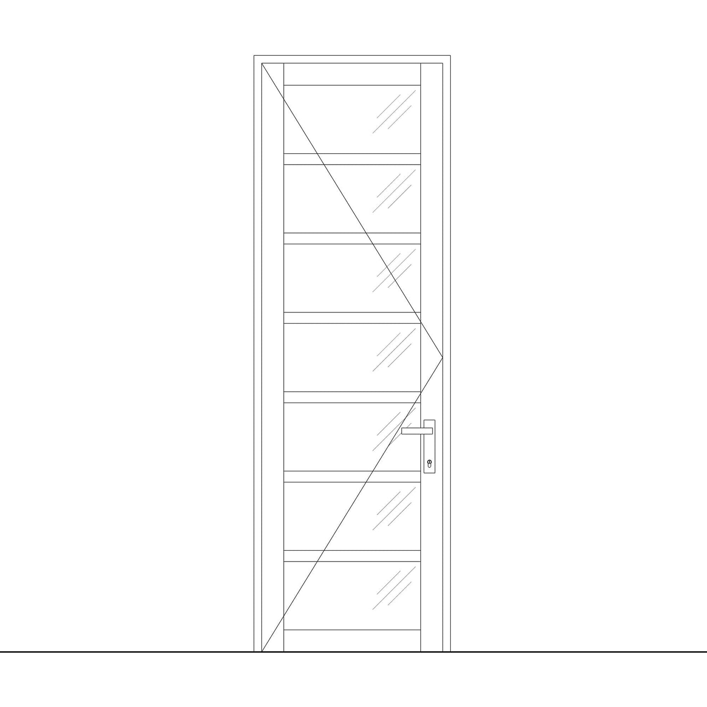BIMcraftHQ-Doors-Single Swing Door