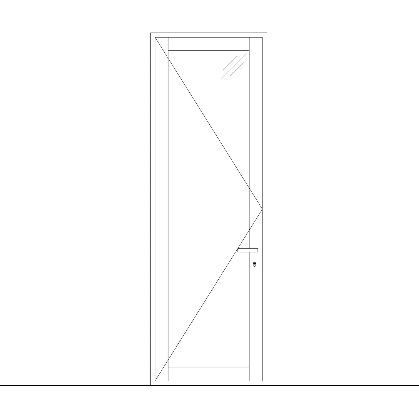 BIMcraftHQ-Doors-Single Swing Door