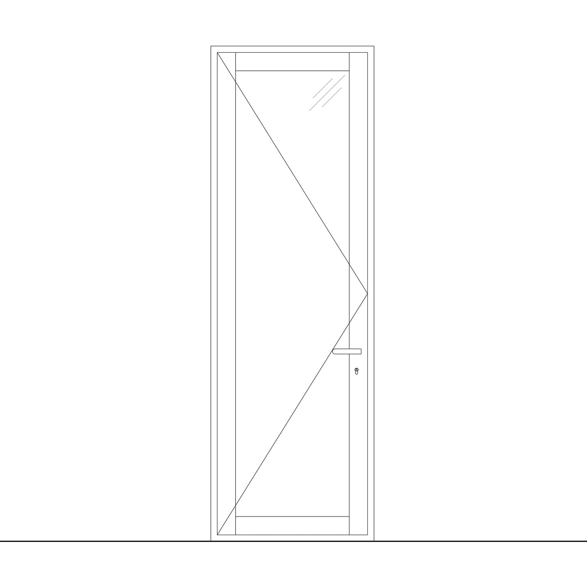 BIMcraftHQ-Doors-Single Swing Door