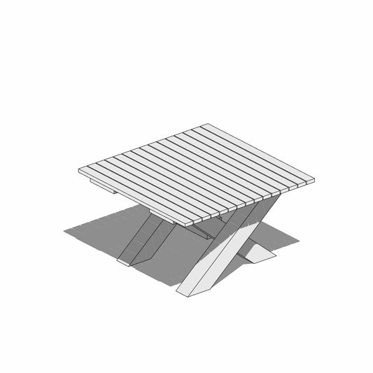 BIMcraftHQ-Furniture-Adjustable Outdoor Table