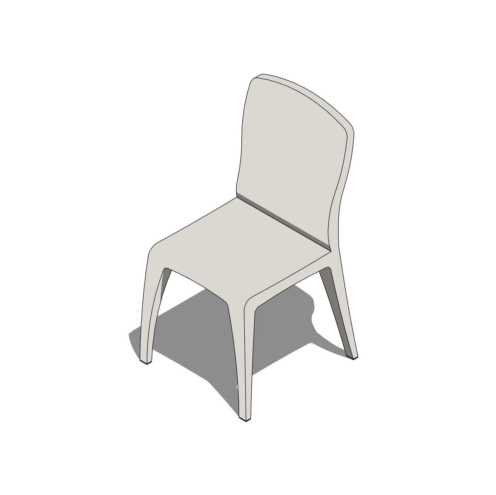 Revit Dining Chair Family – BIMcraftHQ - Main Image