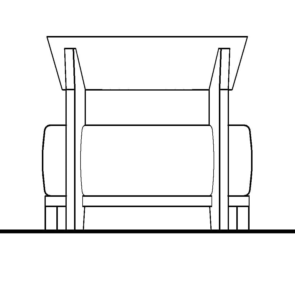 BIMcraftHQ-Furniture-Flexform Thomas Armchair